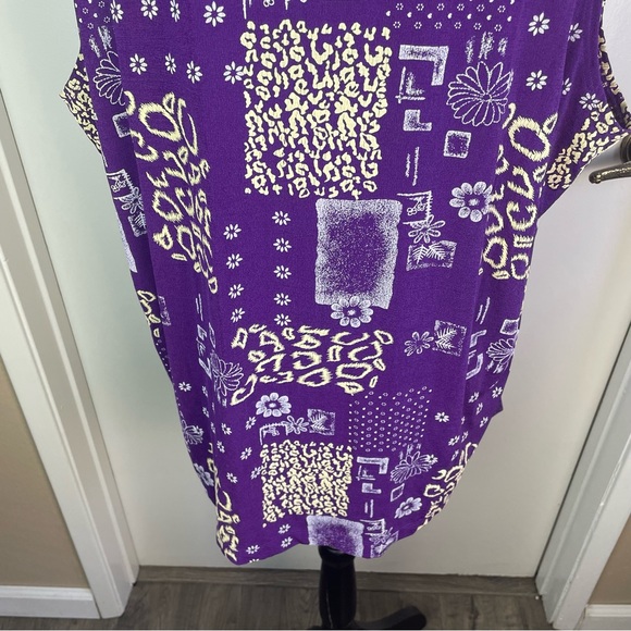 Boutique chic 2X Plus Size Blouse Top Paisley Multicolor Sleeveless NWT Weekend - Picture 14 of 14